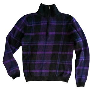 Ralph Lauren Purple Wool Angora Gorgeous Soft Sweater